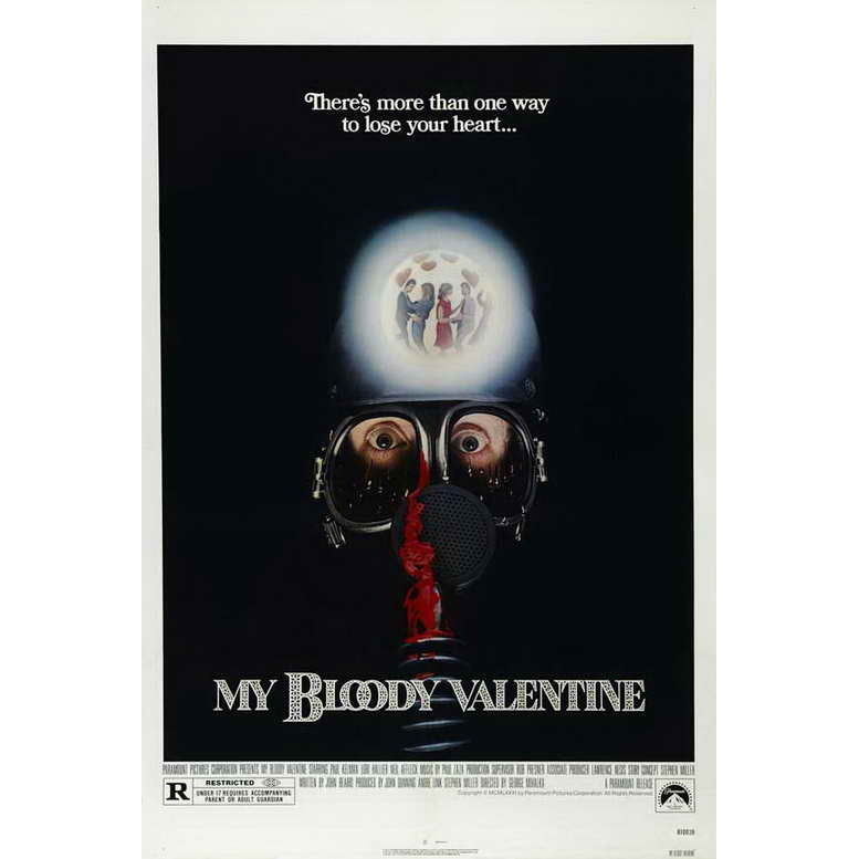 My Bloody Valentine Movie Poster Print (11 x 17) - Item MOVCJ1344 Image 1