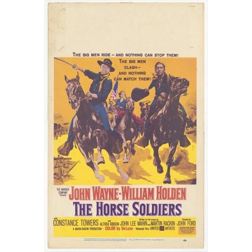 The Horse Soldiers Movie Poster (11 x 17) - Item MOVCJ3223 Image 1