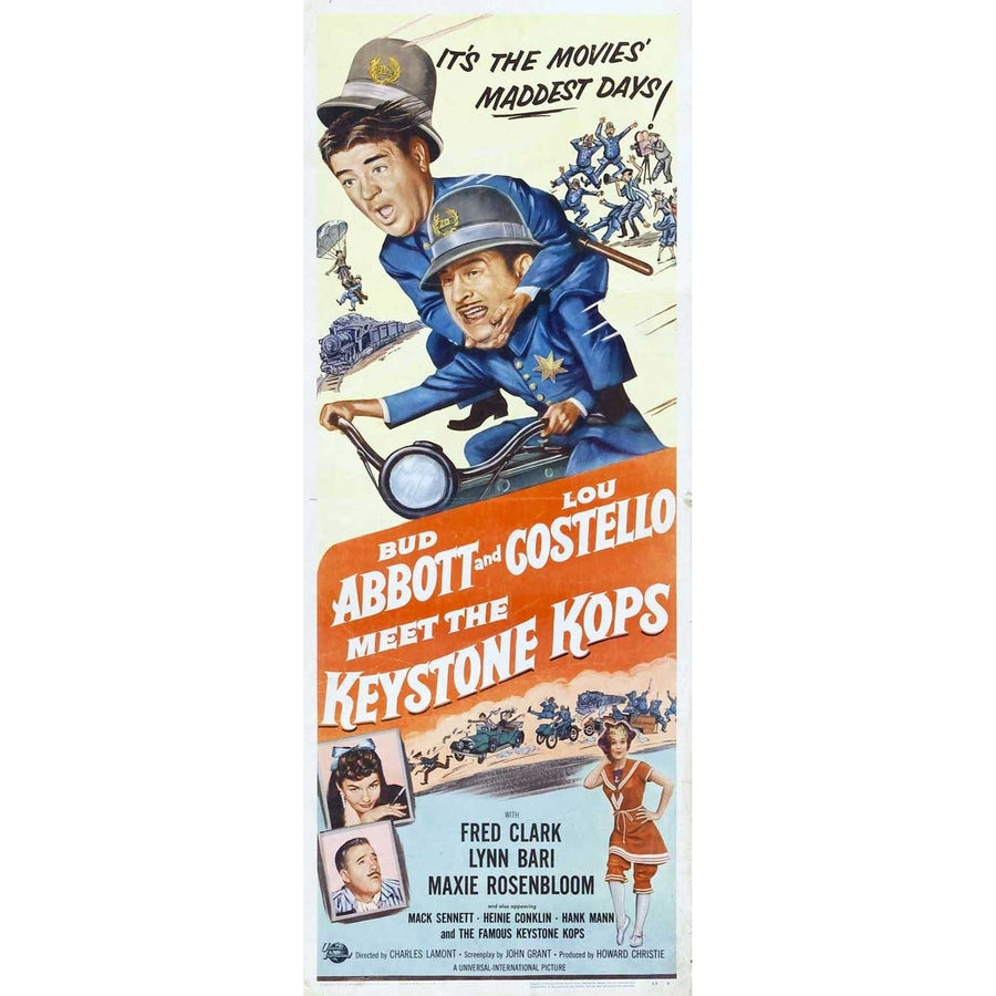 Abbott and Costello Meet the Keystone Kops Movie Poster (14 x 36) - Item MOVCJ3197 Image 1