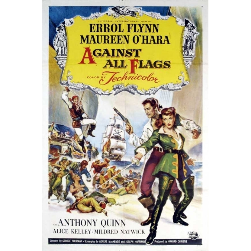 Against All Flags Movie Poster Print (27 x 40) - Item MOVCJ5181 Image 1