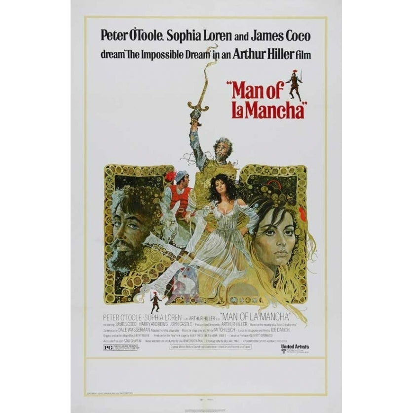 Man of La Mancha Movie Poster Print (27 x 40) - Item MOVCJ5282 Image 1