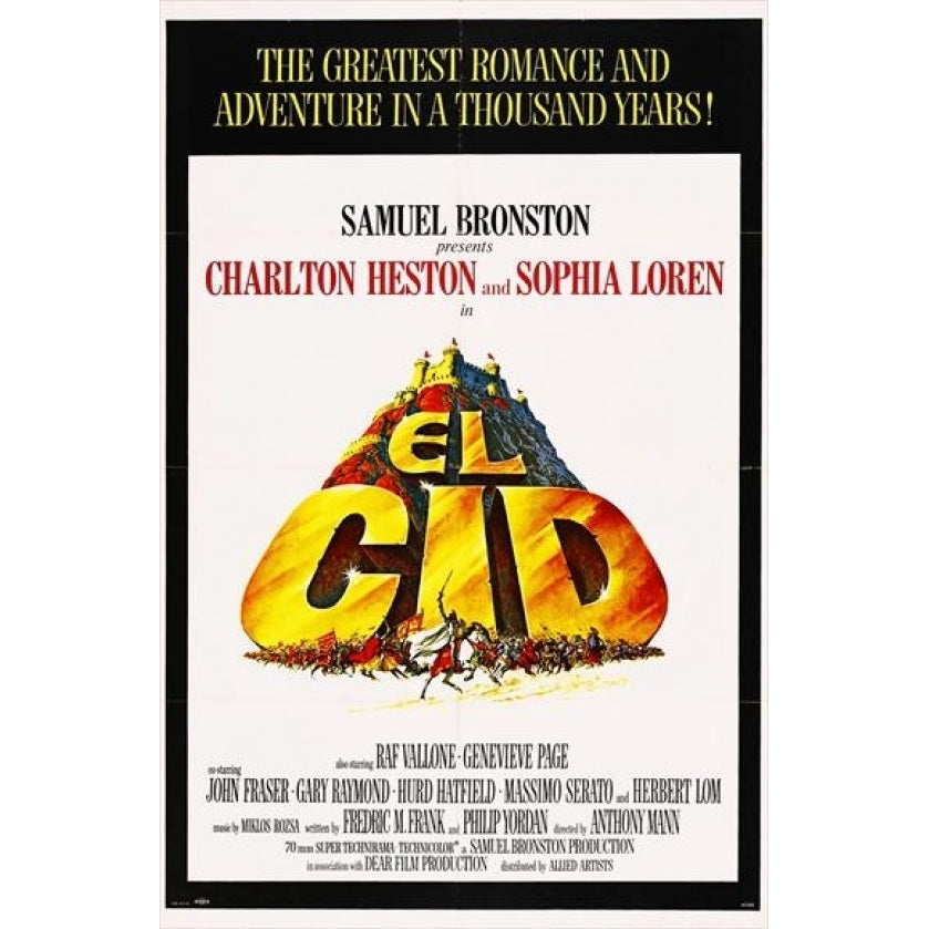 El Cid Movie Poster Print (27 x 40) - Item MOVCJ5229 Image 1