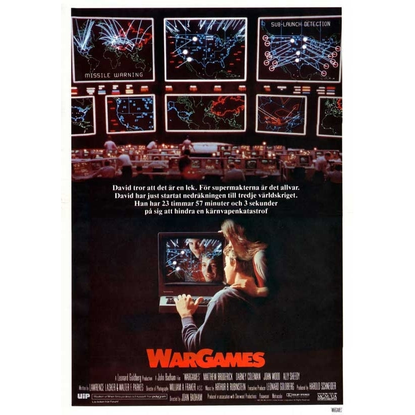 WarGames Movie Poster (11 x 17) - Item MOVCJ6373 Image 1