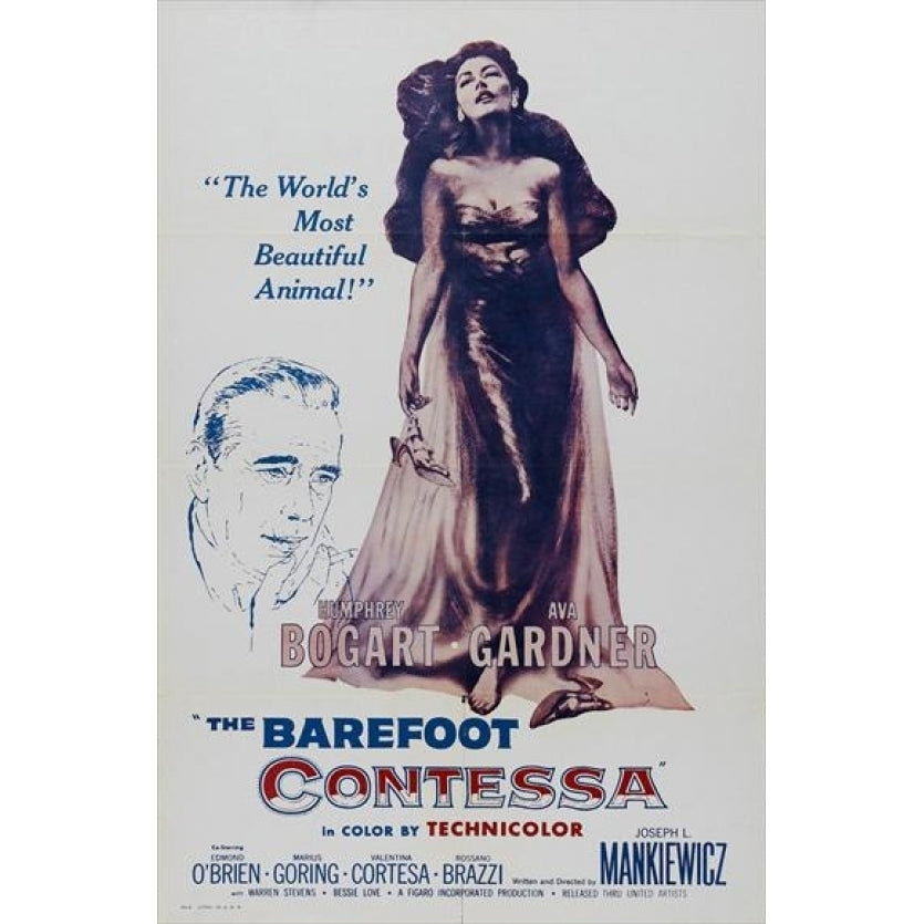 The Barefoot Contessa Movie Poster (11 x 17) - Item MOVCJ7225 Image 1