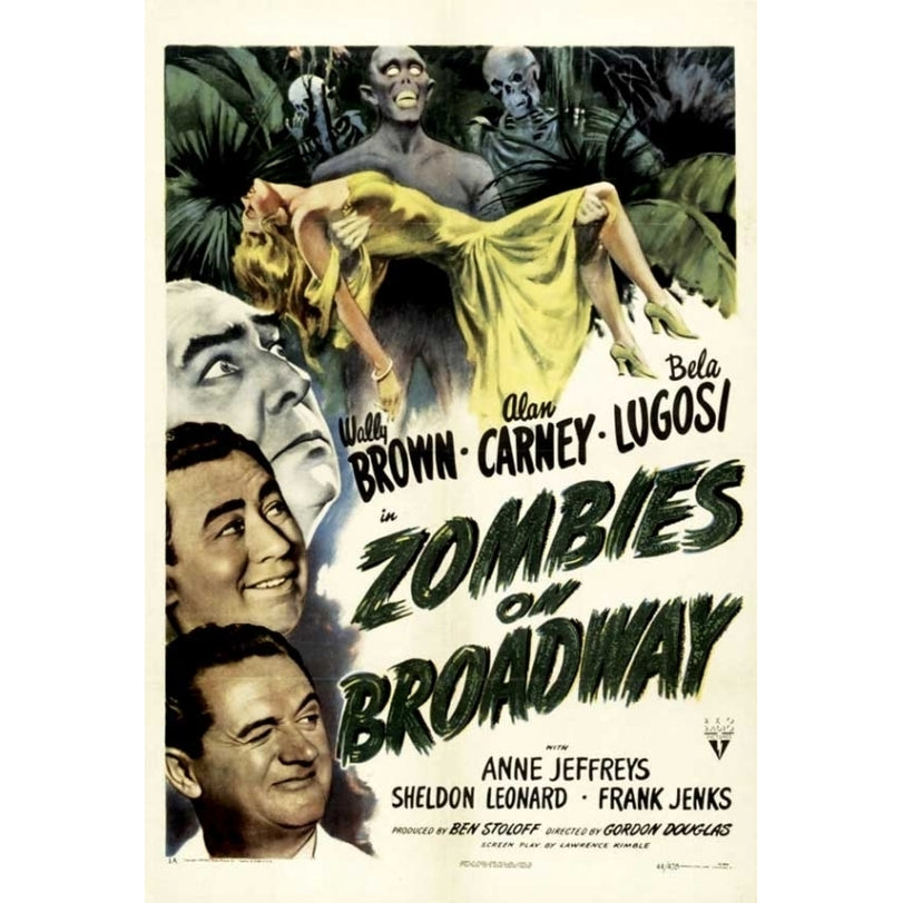 Zombies on Broadway Movie Poster (11 x 17) - Item MOVCJ8097 Image 1