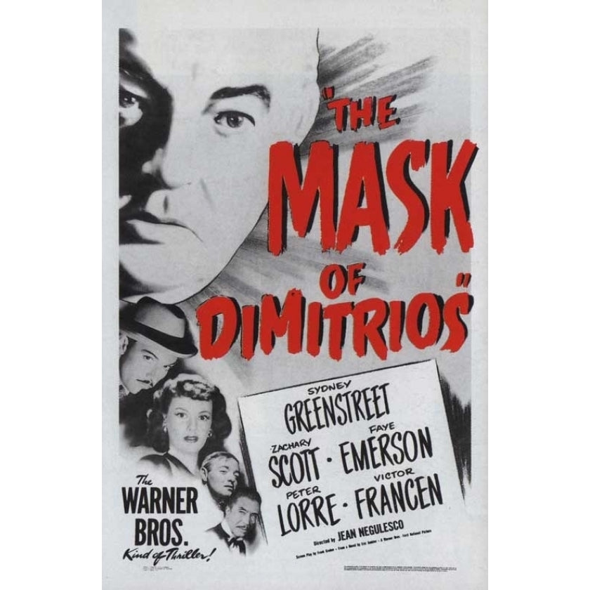 Mask of Dimitrios The Movie Poster (11 x 17) - Item MOVEB06780 Image 1