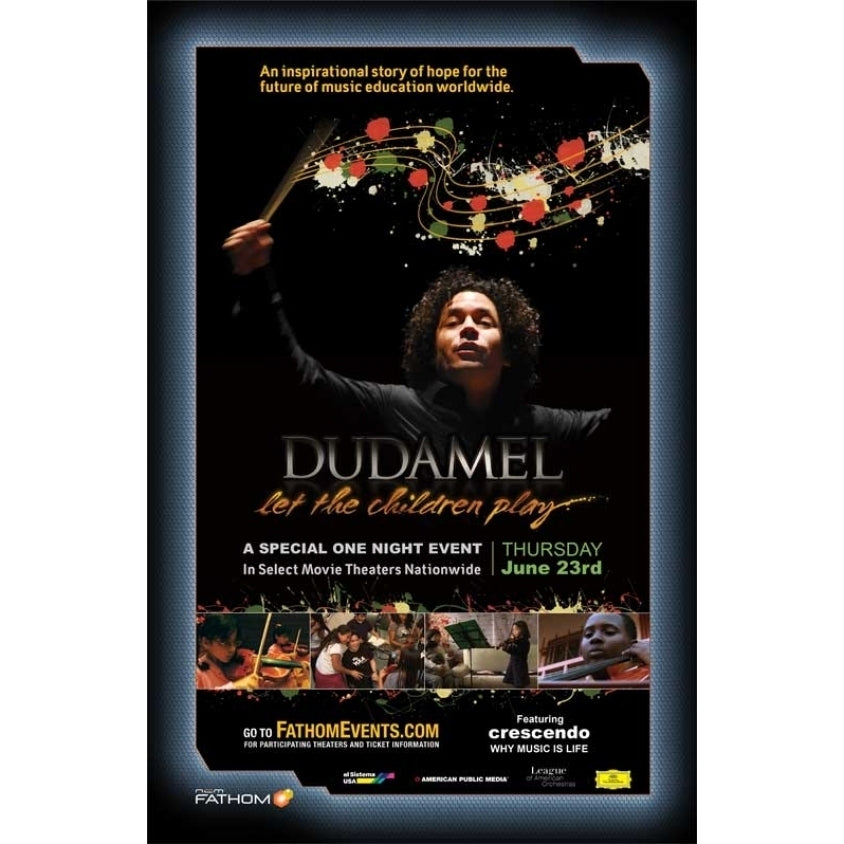 Dudamel Let the Children Play Movie Poster (11 x 17) - Item MOVEB07624 Image 1