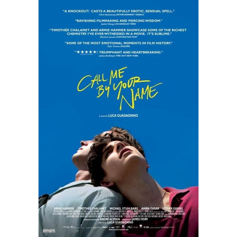 Call Me by Your Name Movie Poster Print (11 x 17) - Item MOVEB19555 Image 1