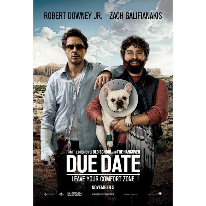 Due Date Movie Poster (11 x 17) - Item MOVEB24511 Image 1