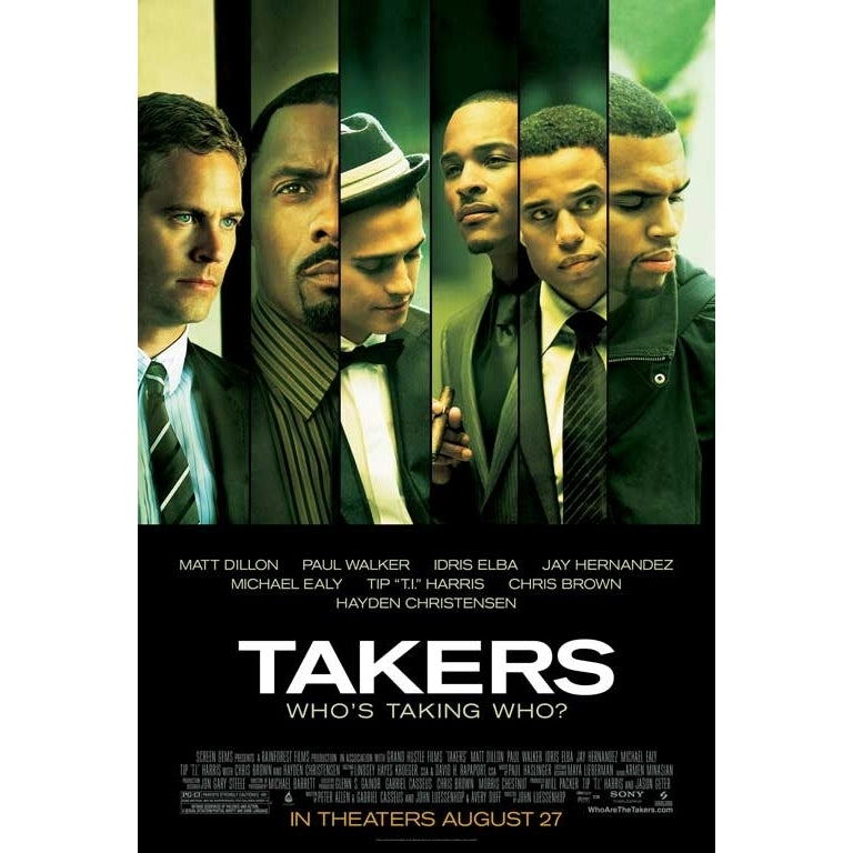 Takers Movie Poster (11 x 17) - Item MOVEB28411 Image 1