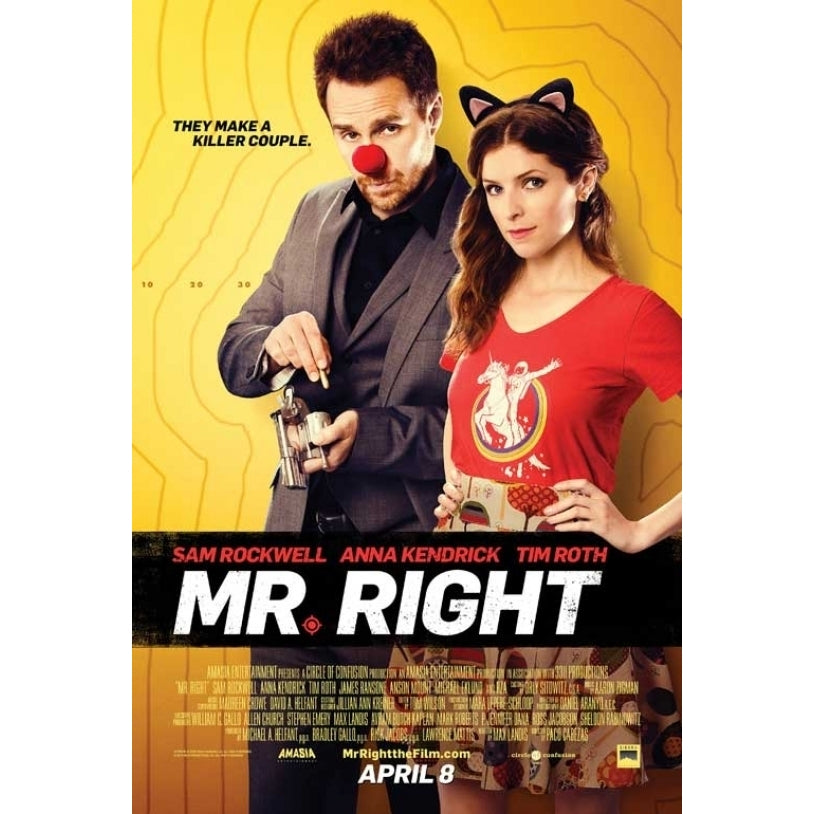 Mr. Right Movie Poster (11 x 17) - Item MOVEB60455 Image 1