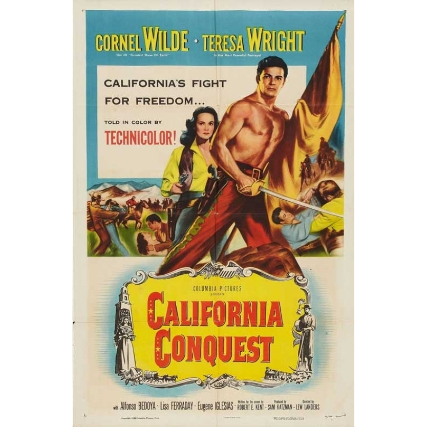 California Conquest Movie Poster (11 x 17) - Item MOVEB80704 Image 1