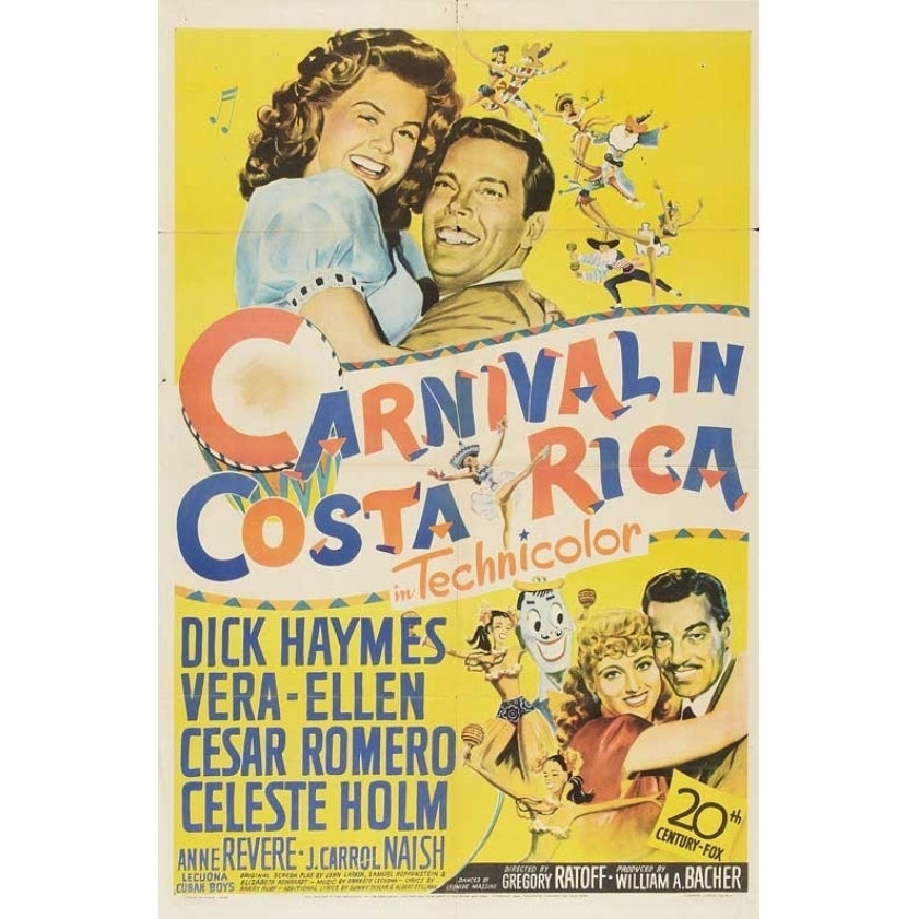 Carnival In Costa Rica Movie Poster (11 x 17) - Item MOVEB84304 Image 1