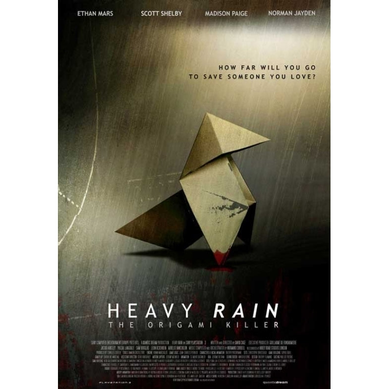 Heavy Rain The Origami Killer Movie Poster (11 x 17) - Item MOVEB86701 Image 1