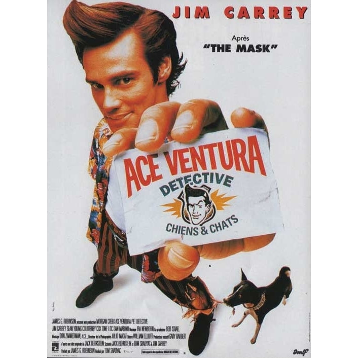 Ace Ventura: Pet Detective Movie Poster Print (11 x 17) - Item MOVEB86780 Image 1