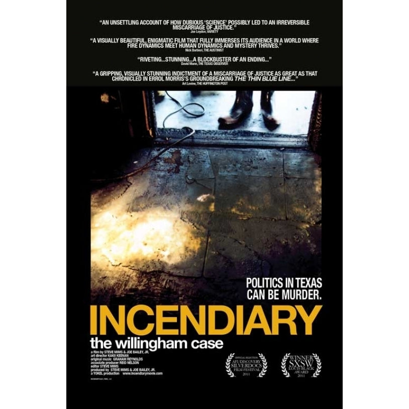 Incendiary The Willingham Case Movie Poster (11 x 17) - Item MOVEB93884 Image 1