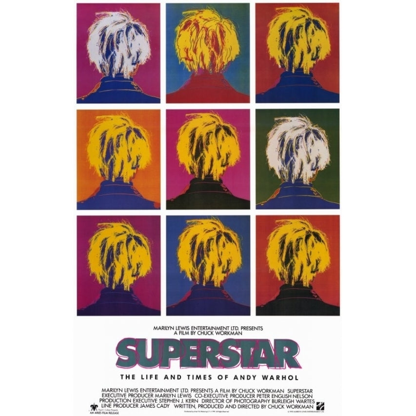 Superstar The Life and Times of Andy Warhol Movie Poster (11 x 17) - Item MOVED2933 Image 1