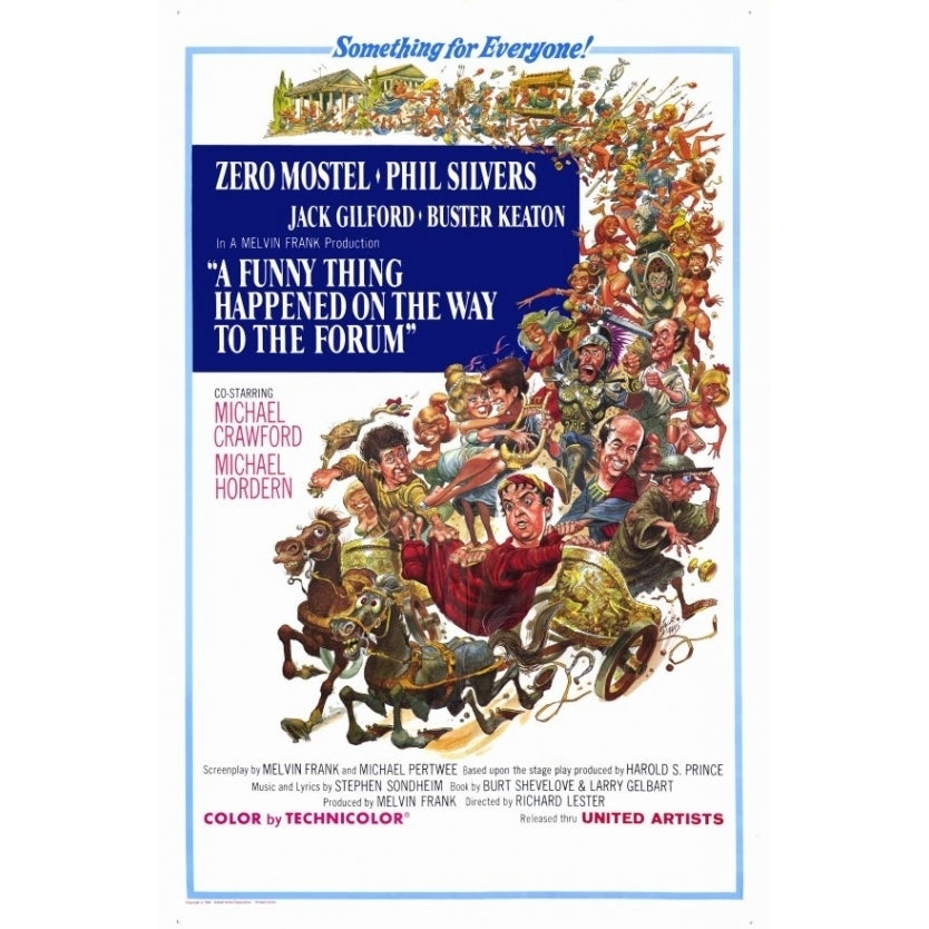 A Funny Thing Happened on the Way to the Forum Movie Poster (11 x 17) - Item MOVEE1017 Image 1