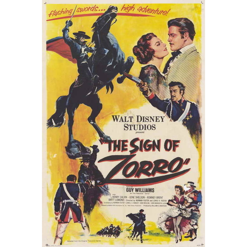 The Sign of Zorro Movie Poster Print (11 x 17) - Item MOVEE2328 Image 1