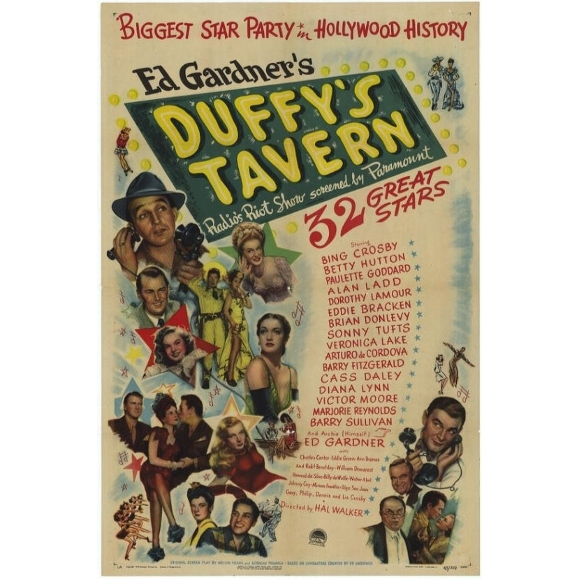 Duffys Tavern Movie Poster (11 x 17) - Item MOVEE3190 Image 1