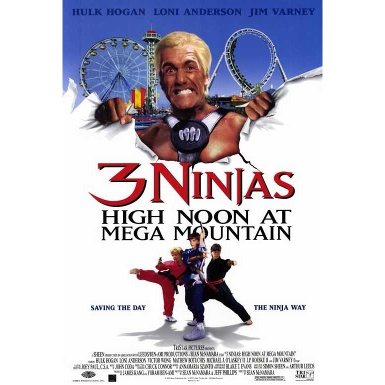 3 Ninjas: High Noon at Mega Mountain Movie Poster Print (11 x 17) - Item MOVEE4669 Image 1