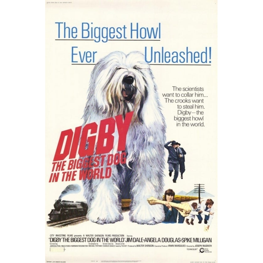 Digby the Biggest Dog in the World Movie Poster (11 x 17) - Item MOVEE5412 Image 1