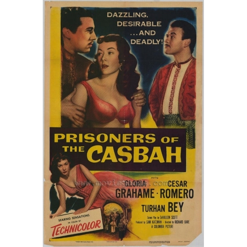 Prisoners of the Casbah Movie Poster (11 x 17) - Item MOVEE7197 Image 1