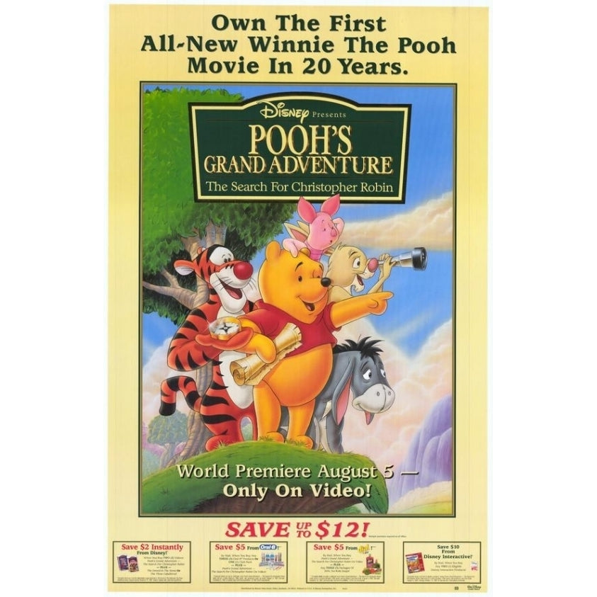 Poohs Grand Adventure Movie Poster (11 x 17) - Item MOVEE8207 Image 1