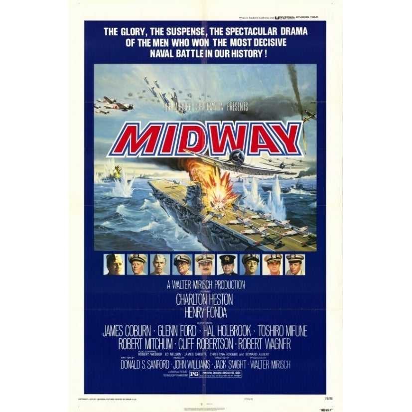 Midway Movie Poster (11 x 17) - Item MOVEE8129 Image 1