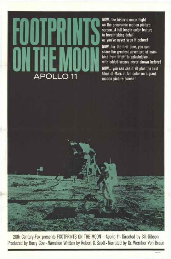 Footprints on the Moon Apollo 11 Movie Poster (11 x 17) - Item MOVEE8968 Image 1