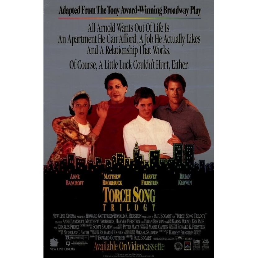 Torch Song Trilogy Movie Poster (11 x 17) - Item MOVEE8995 Image 1