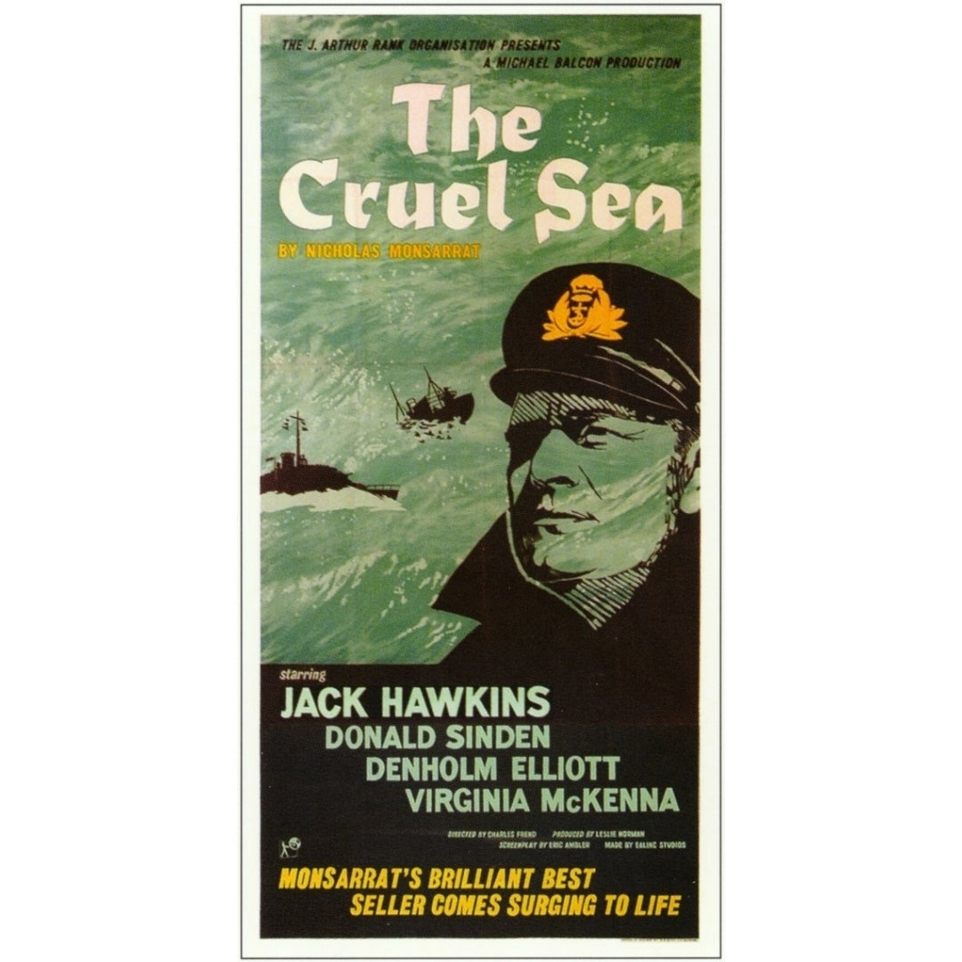 The Cruel Sea Movie Poster (11 x 17) - Item MOVEE7841 Image 1