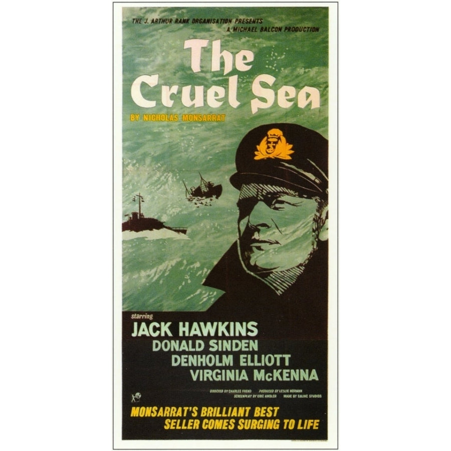 The Cruel Sea Movie Poster (11 x 17) - Item MOVEE7841 Image 1