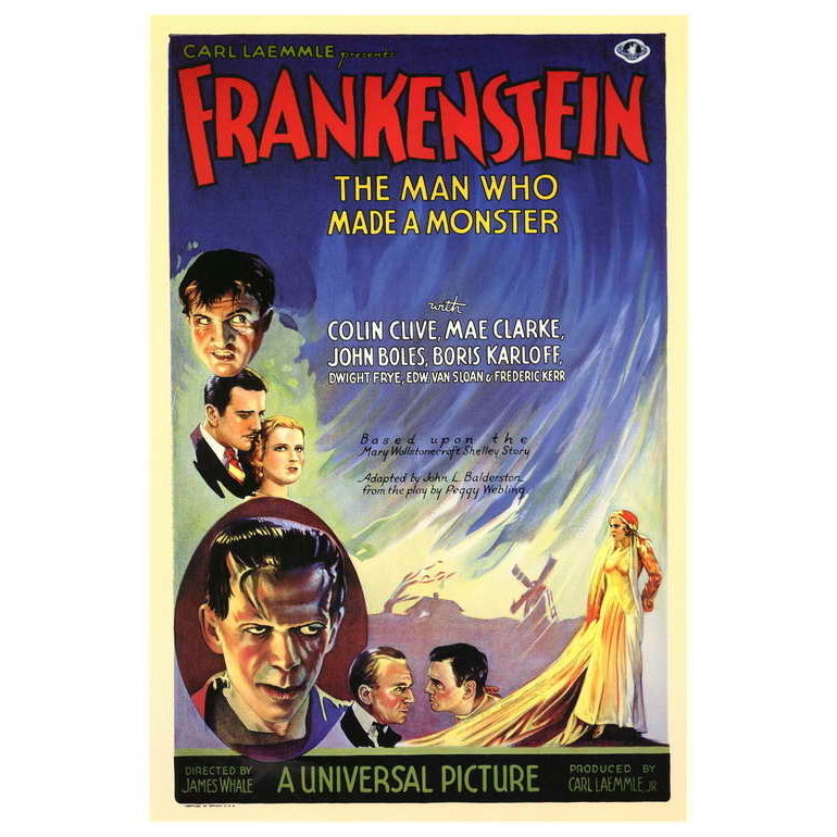 Frankenstein Movie Poster Print (27 x 40) - Item MOVEF1614 Image 1