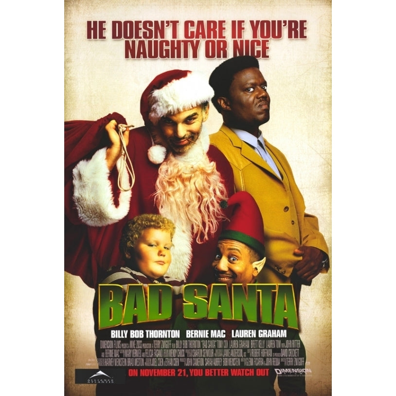 Bad Santa Movie Poster (27 x 40) - Item MOVEF2246 Image 1