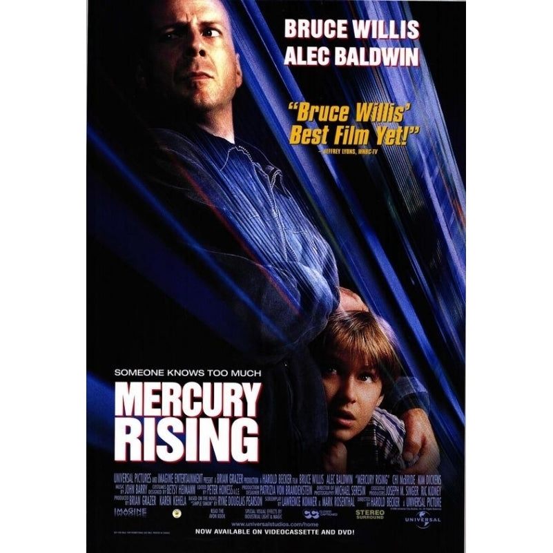 Mercury Rising Movie Poster Print (27 x 40) - Item MOVEF2404 Image 1