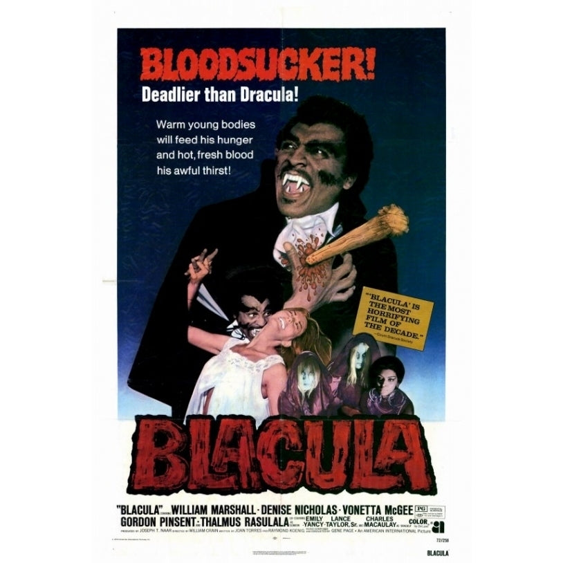 Blacula Movie Poster Print (27 x 40) - Item MOVEF2416 Image 1