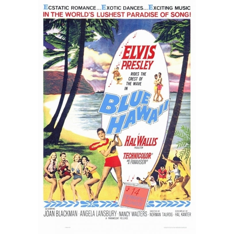 Blue Hawaii Movie Poster Print (27 x 40) - Item MOVEF3189 Image 1