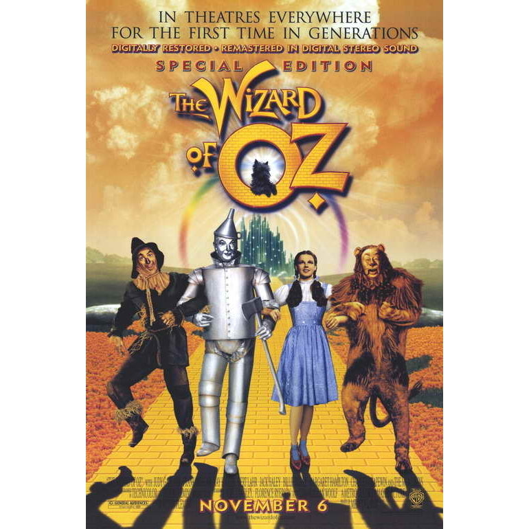 The Wizard of Oz Movie Poster Print (27 x 40) - Item MOVEF3201 Image 1