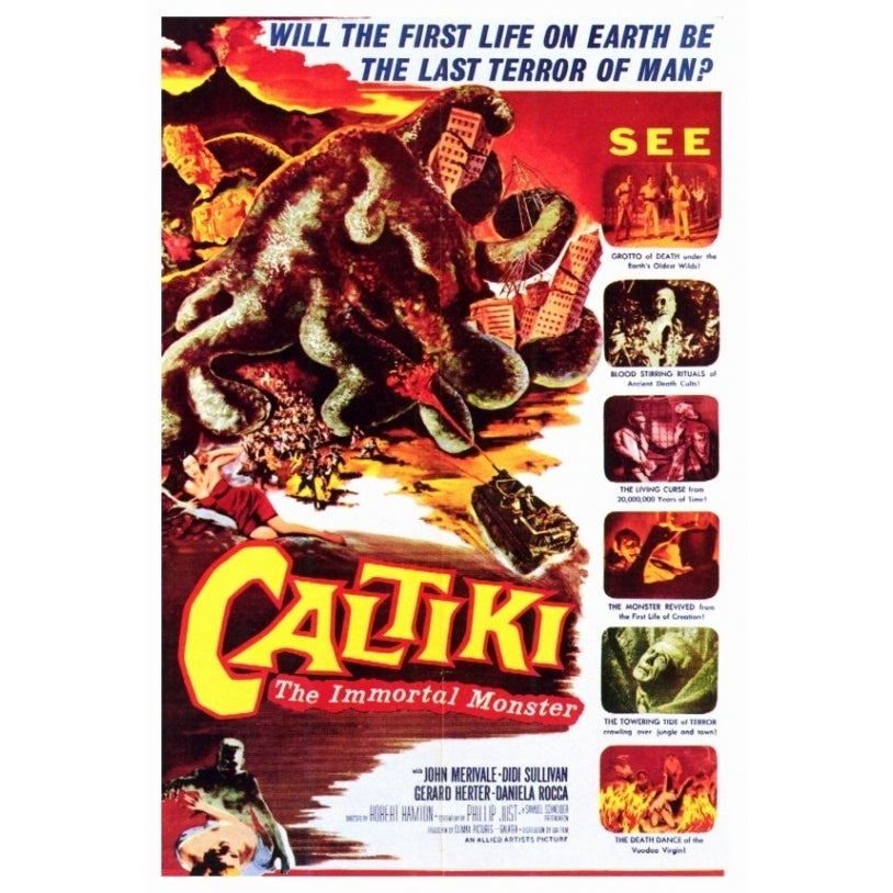 Caltiki the Immortal Monster Movie Poster Print (27 x 40) - Item MOVEF3305 Image 1