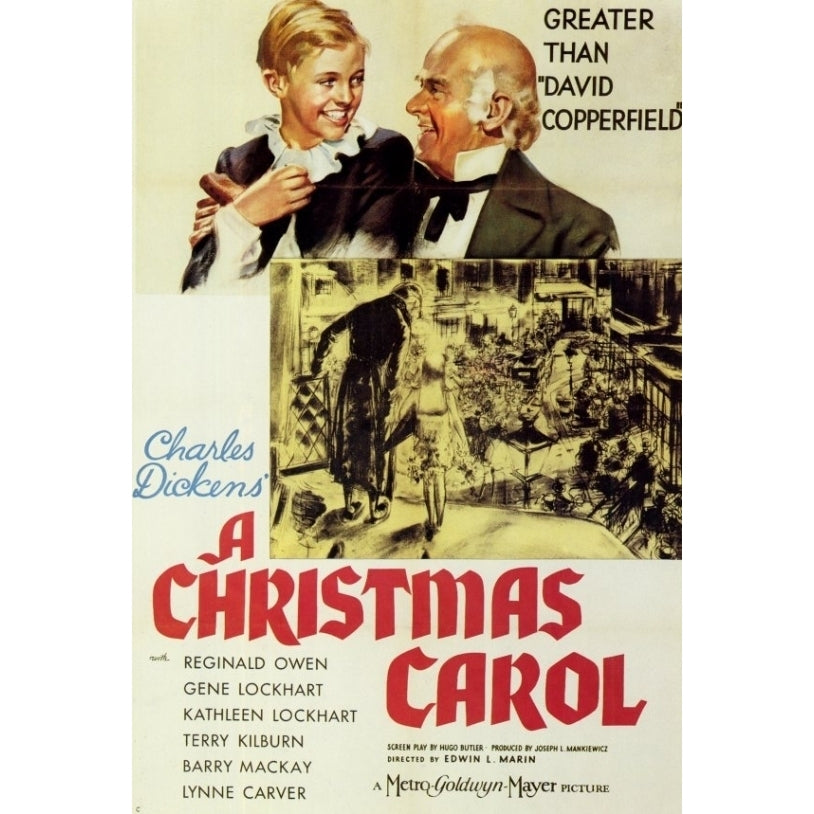 A Christmas Carol Movie Poster Print (27 x 40) - Item MOVEF3309 Image 1