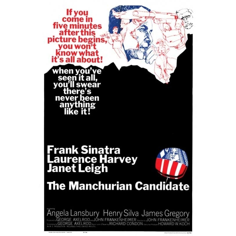 The Manchurian Candidate Movie Poster Print (27 x 40) - Item MOVEF4182 Image 1