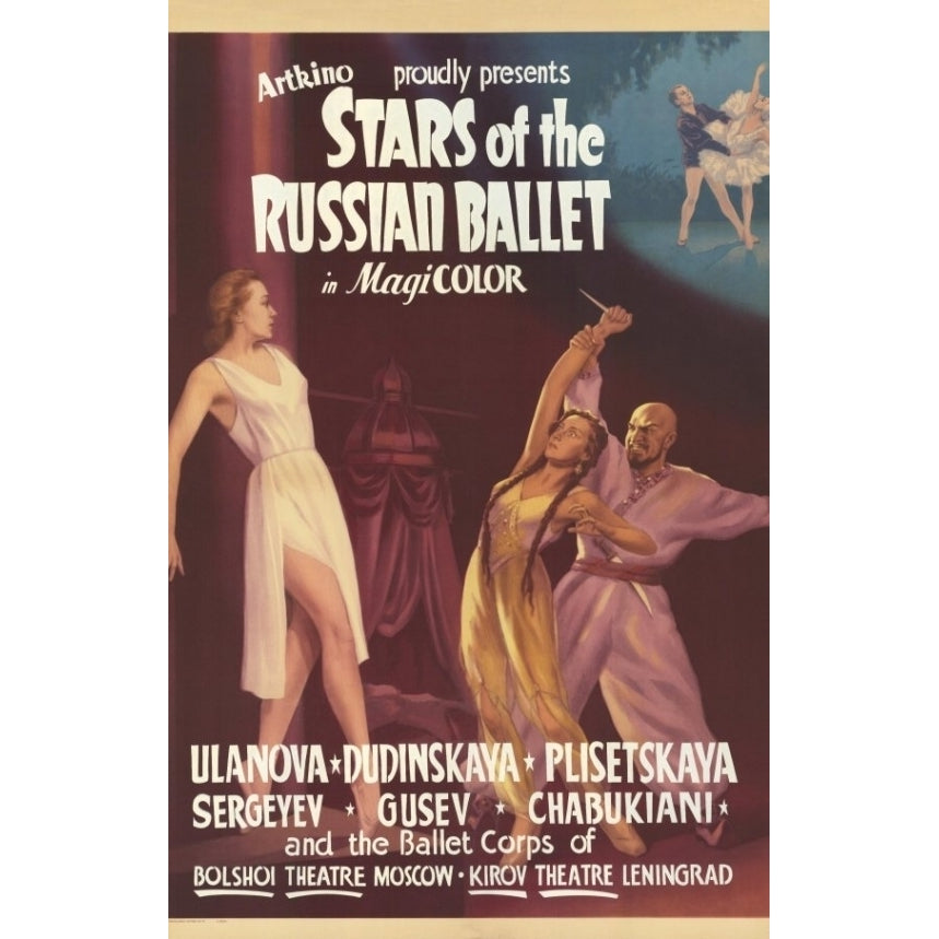 Stars of the Russian Ballet Movie Poster Print (27 x 40) - Item MOVEF4413 Image 1