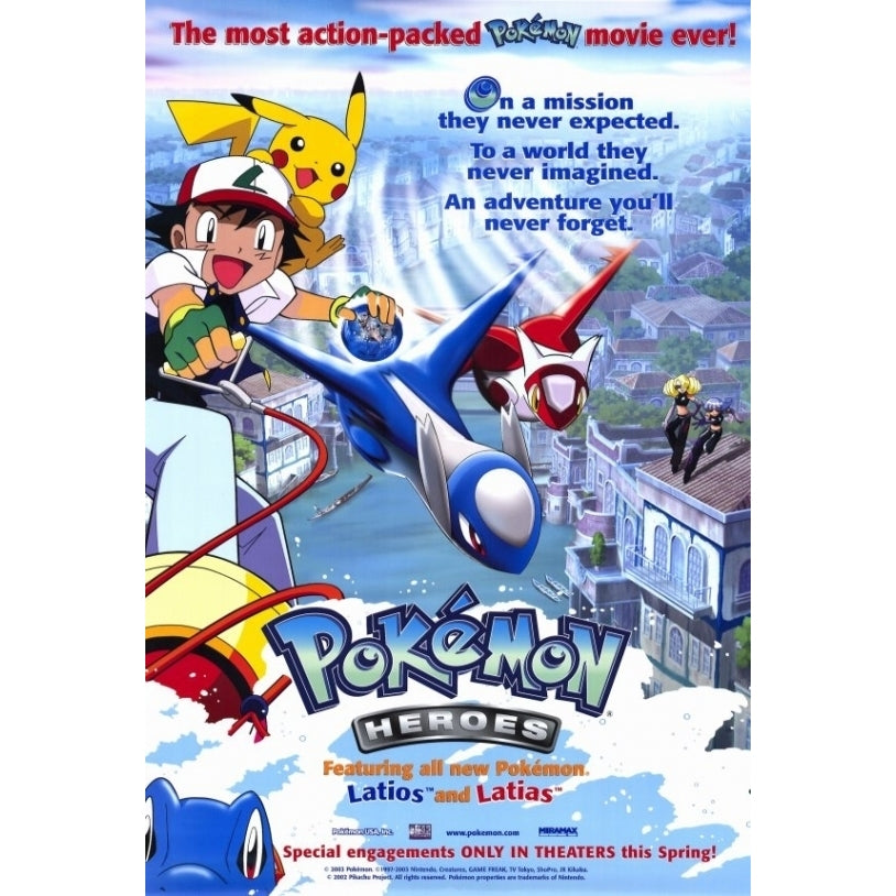 Pokemon Heroes Movie Poster Print (27 x 40) - Item MOVEF4416 Image 1