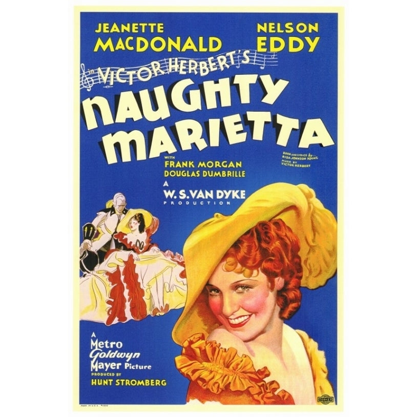 Naughty Marietta Movie Poster Print (27 x 40) - Item MOVEF5179 Image 1