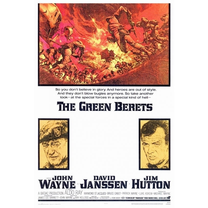 The Green Berets Movie Poster Print (27 x 40) - Item MOVEF5184 Image 1