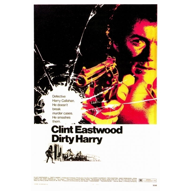 Dirty Harry Movie Poster Print (27 x 40) - Item MOVEF5188 Image 1