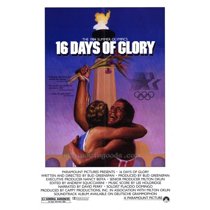 16 Days of Glory Movie Poster Print (27 x 40) - Item MOVEF5419 Image 1