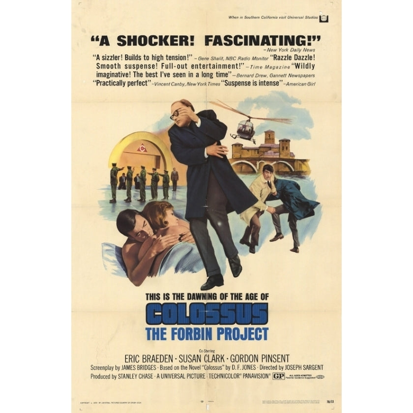 Colossus The Forbin Project Movie Poster (11 x 17) - Item MOVEF6004 Image 1