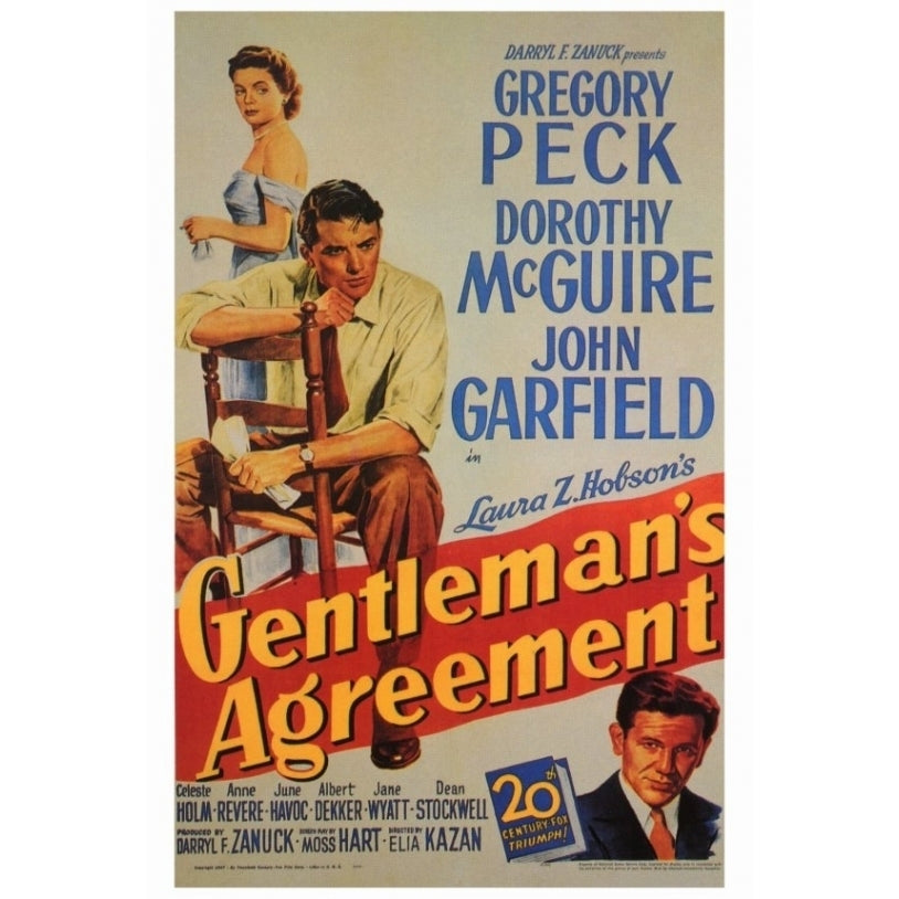 Gentlemans Agreement Movie Poster Print (27 x 40) - Item MOVEF6346 Image 1